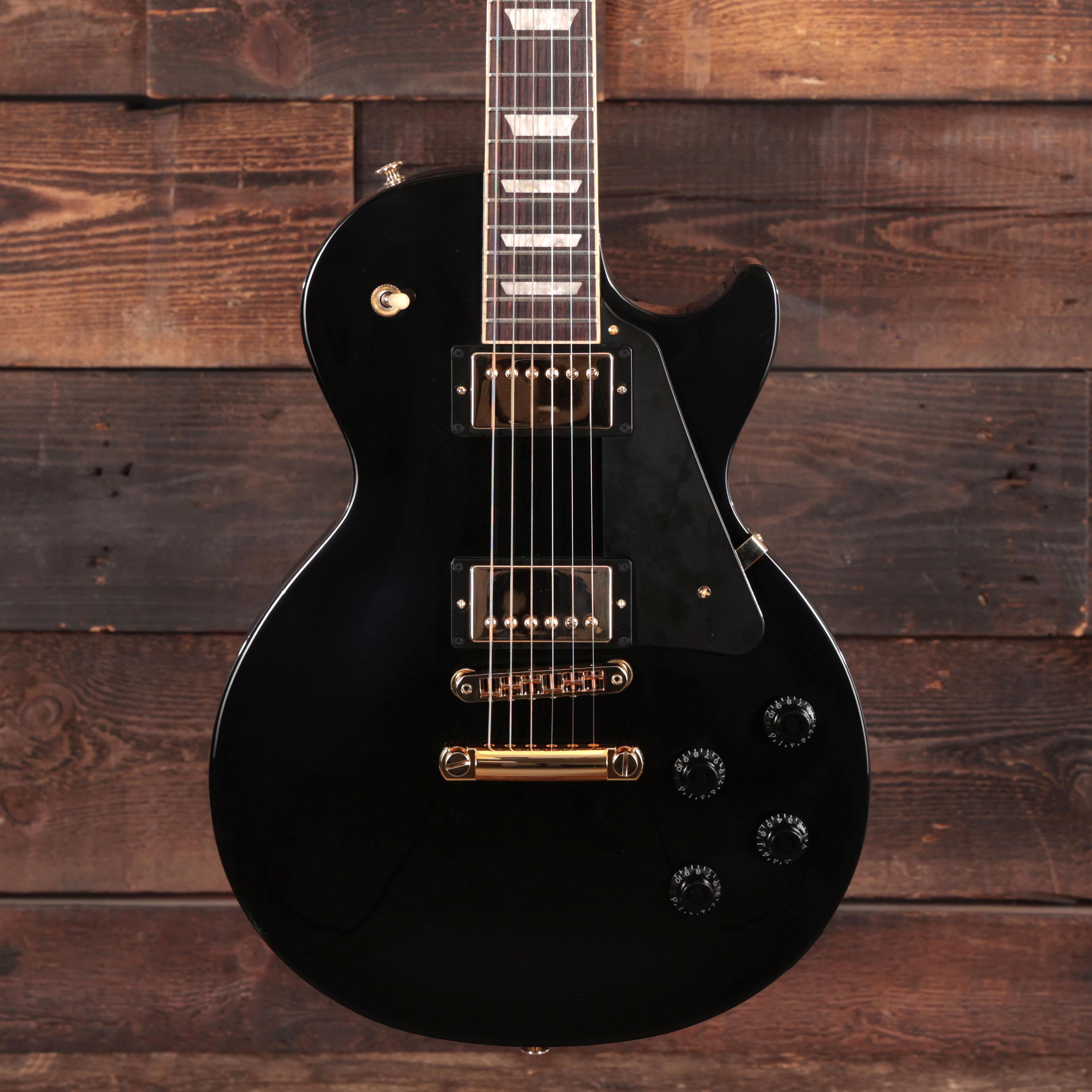Gibson Les Paul Studio Electric Guitar in Ebony with Gold Hardware